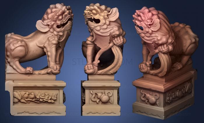 3D model Lion 024 M (STL)